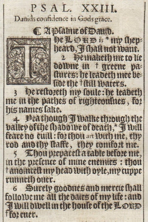 Psalm 23 (1611)